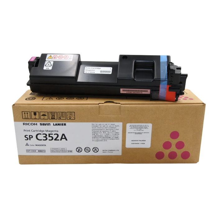 Toner Magenta Ricoh 408213 Original p/ SP C352DN