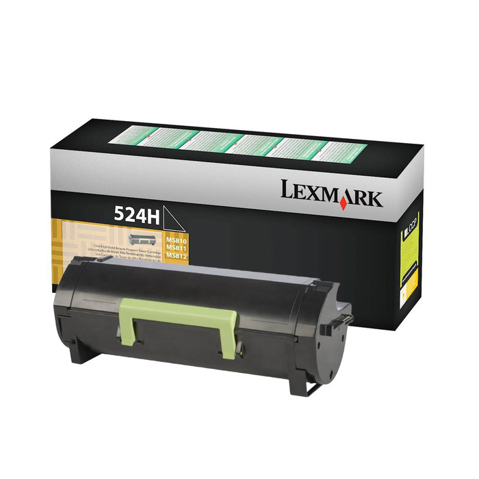 Toner 52D4H00 52DBH00 Lexmark Preto Alta Capacidade 524H