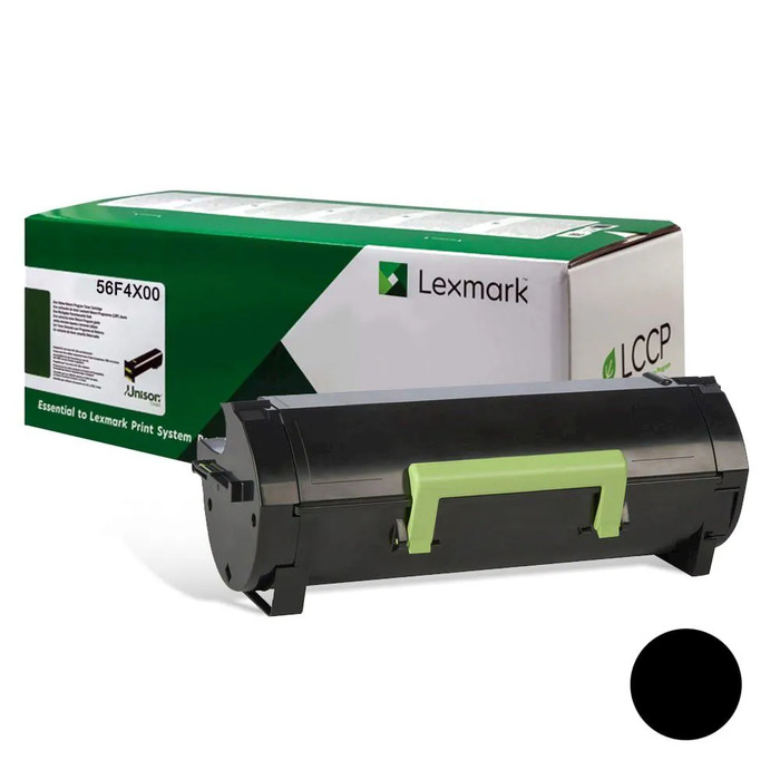 Toner 56F4X00 Preto Original Lexmark Alta Capacidade