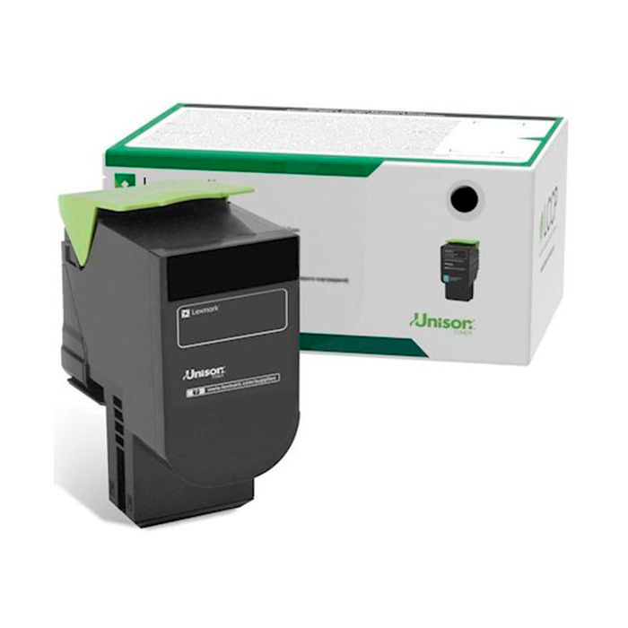 Toner Lexmark 80C8XK0 | Cartucho Preto 8.000 páginas