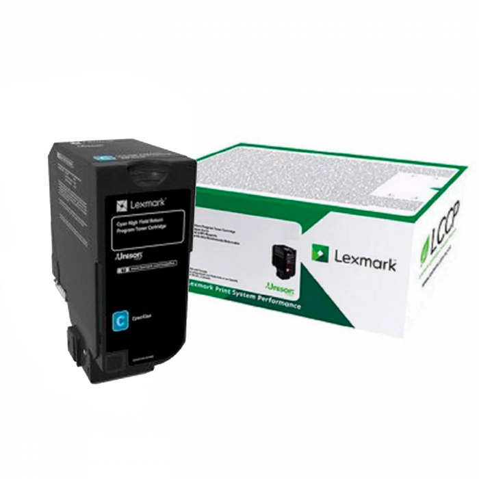 Toner 84C4HC0 Ciano Original Lexmark p/ CS921 CX922