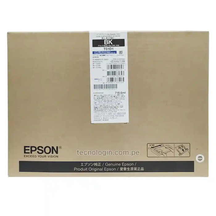 Cartucho Epson T01D Preto Original WorkForce Pro