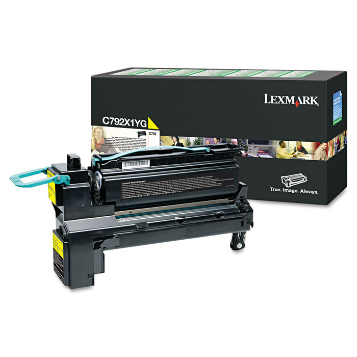 Toner Original Lexmark C792X1YG Amarelo para C792 X792