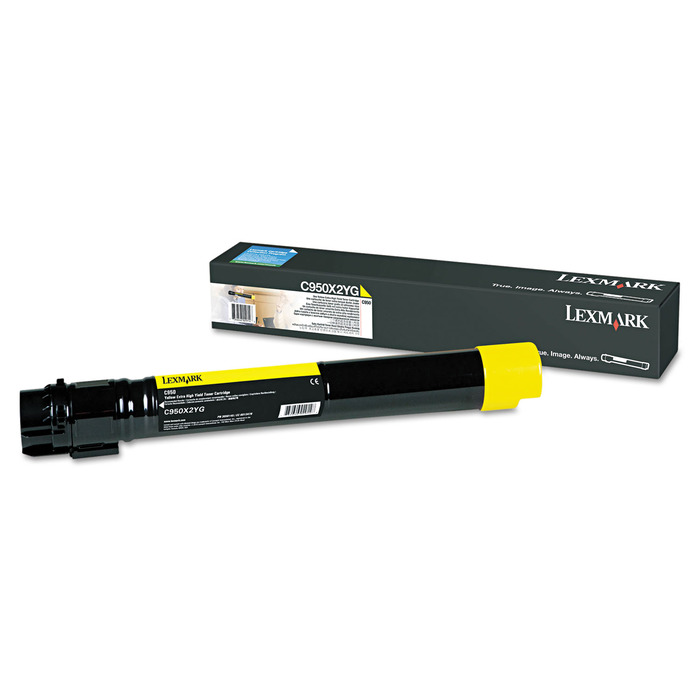 Toner C950X2YG Amarelo Original Lexmark p/ C950 X950