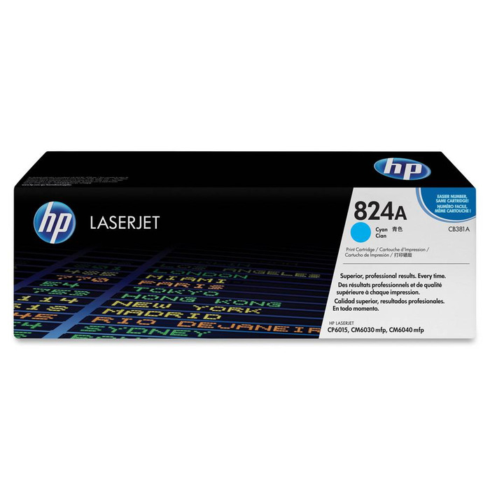 HP CB381A 824A Toner Ciano Original | DistribuidorDeToner