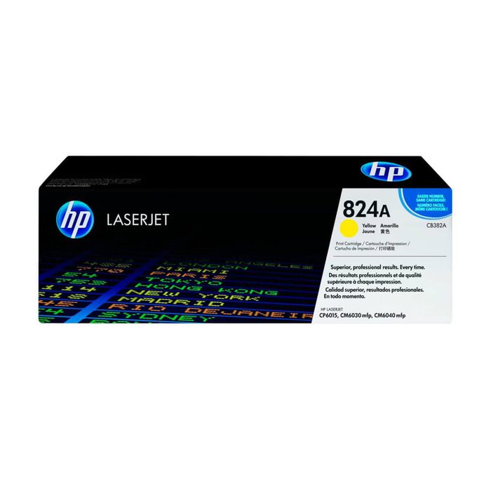 HP CB382A 824A Toner Amarelo Original | DistribuidorDeToner
