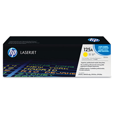 HP CB542A 125A Toner Amarelo Original | DistribuidorDeToner