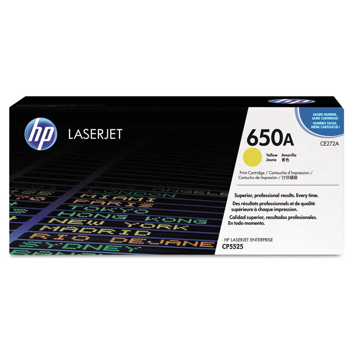 Toner CE272A Amarelo HP Original | DistribuidorDeToner