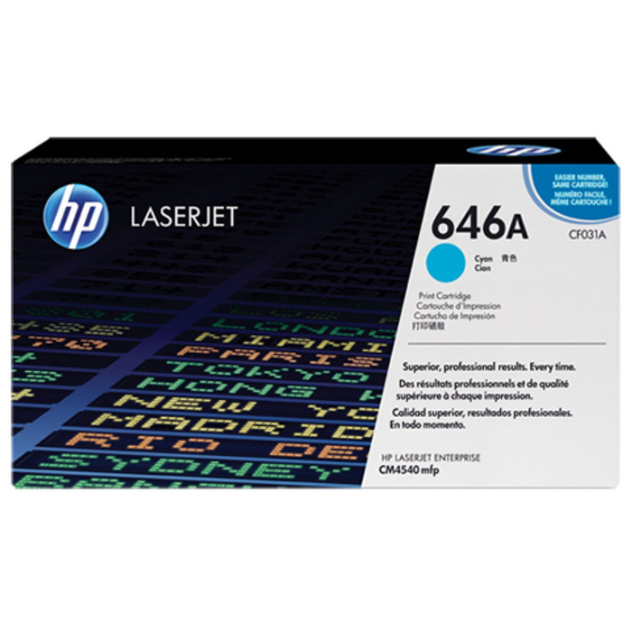 CF031A HP 646A Toner Ciano para CM4540 MFP