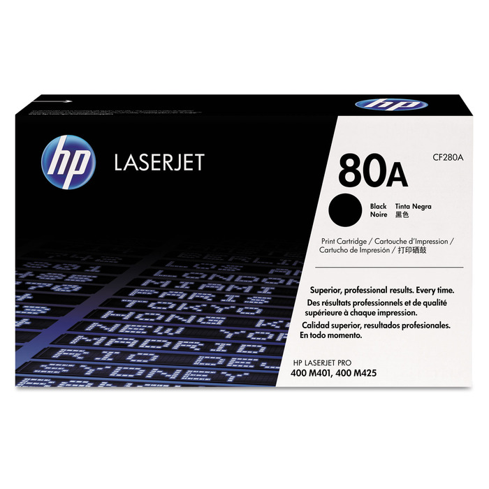 HP 80A CF280A Toner Preto Original p/ M401 M425