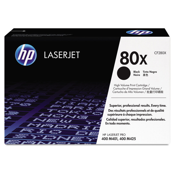 HP 80X CF280X Toner Preto Original p/ M401 M425