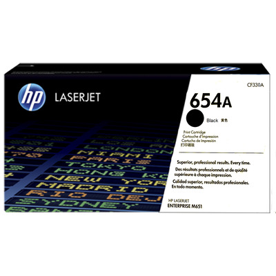 HP 654A CF330A Preto Original M651n