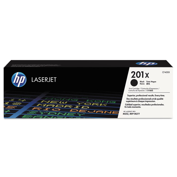 HP 201X CF400X Toner Preto Original p/ LaserJet M252 M277