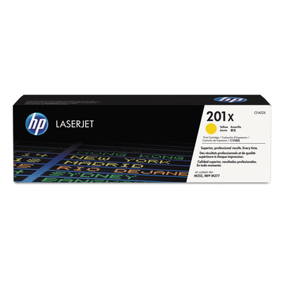 HP 201X CF402X Toner Amarelo Original p/ LaserJet M252 M277