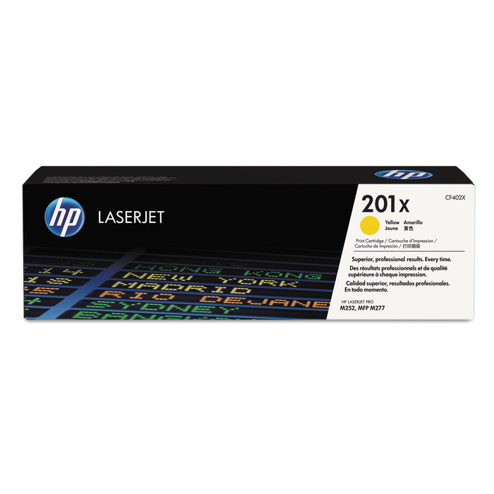 HP 201X CF402X Toner Amarelo Original p/ LaserJet M252 M277