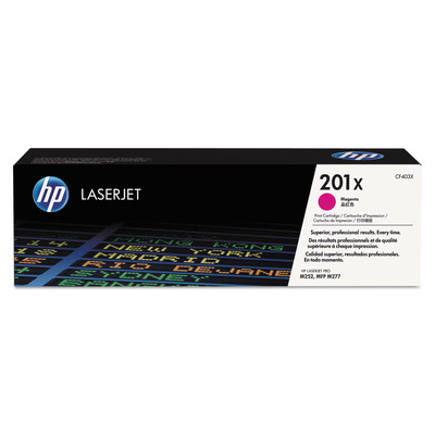 HP 201X CF403X Toner Magenta Original p/ LaserJet M252 M277