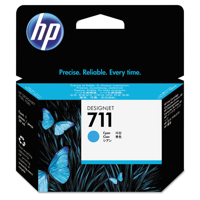 HP CZ130A 711 | Cartucho Preto 38ml T120 T520