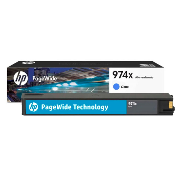HP L0R99AB 974X Ciano | Cartucho Original PageWide 10K
