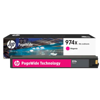 HP L0S02AB 974X Magenta | Cartucho Original PageWide 7K