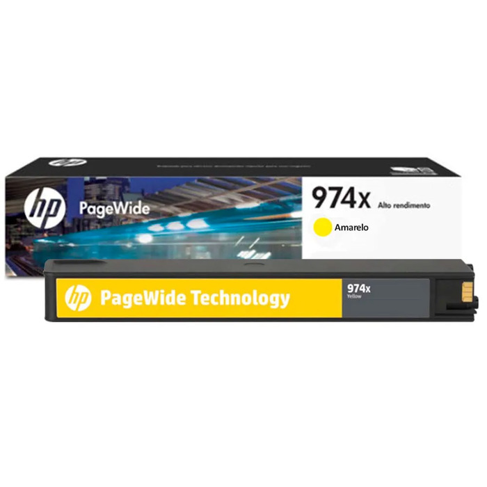 HP L0S05AB 974X Amarelo | Cartucho Original PageWide 7K