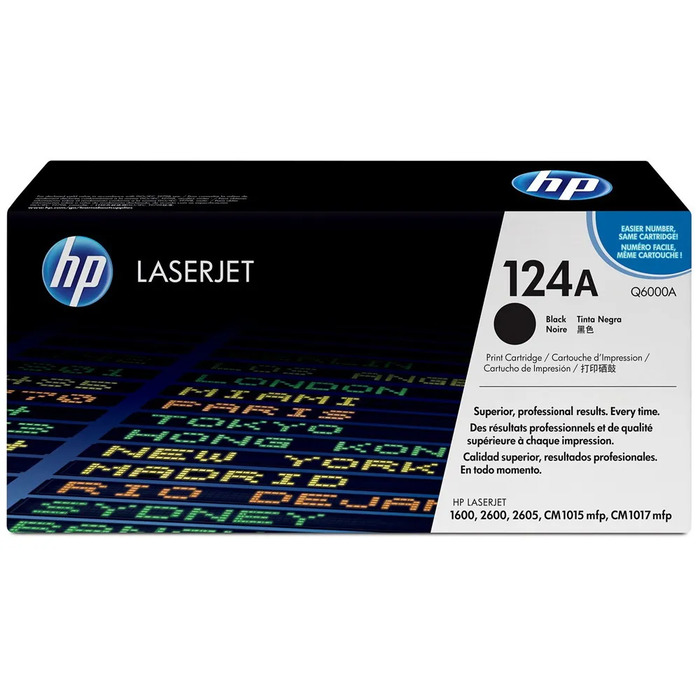 Toner Q6000A 124A HP Preto Original Color LaserJet