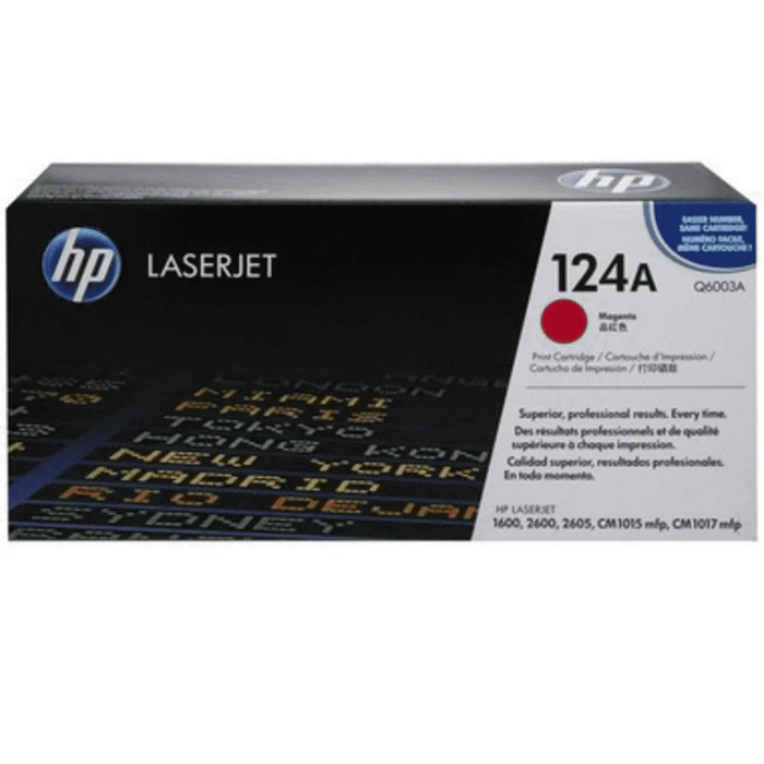 Toner Q6003A 124A HP Magenta Original LaserJet 2605