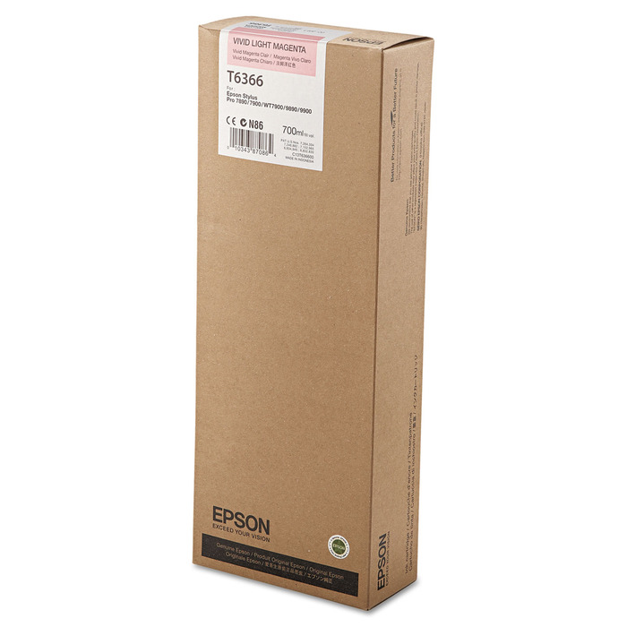 T636600 Epson Original Light Magenta | Cartucho T6366