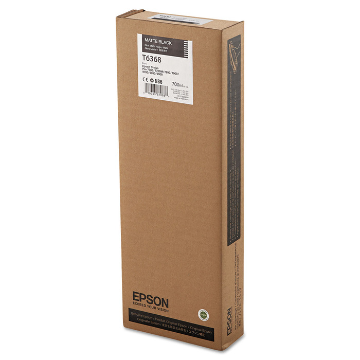 T636800 Epson Original Matte Black | Cartucho T6368