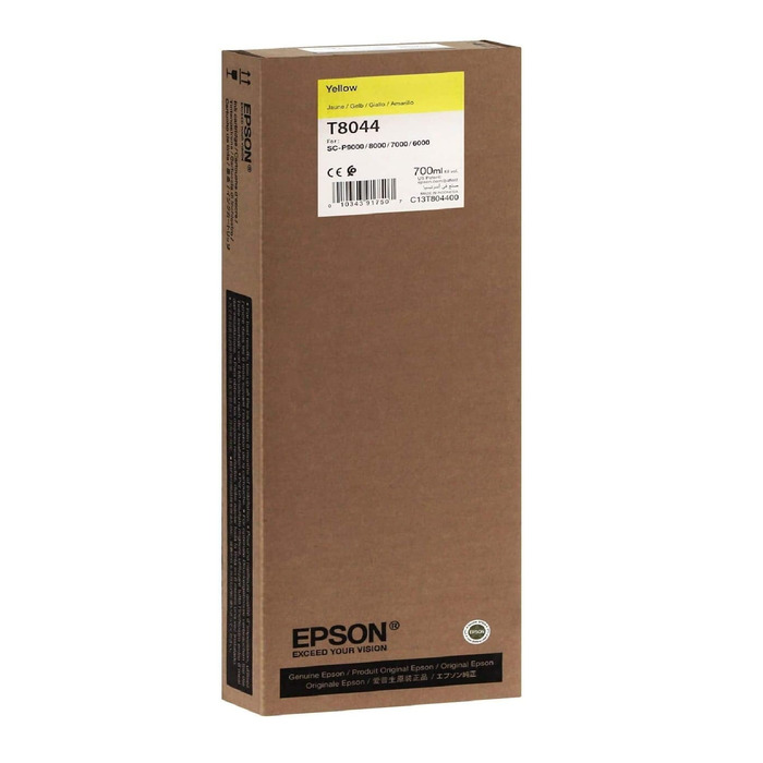 Cartucho Epson T804400 T8044 Yellow | DistribuidorDeToner