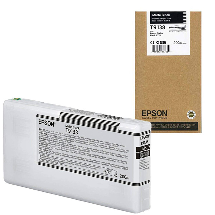 Cartucho Epson T913800 Preto Fosco UltraChrome HDX P5000
