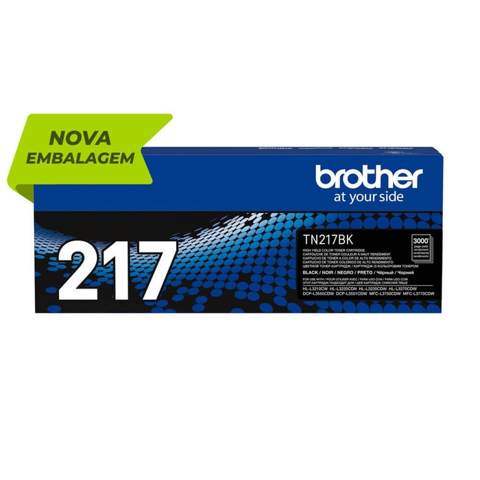 Toner Brother TN-217BK Original Preto para Laser | DistribuidorDeToner