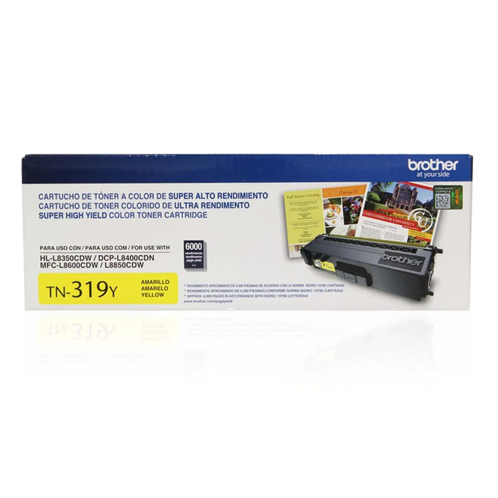 Cartucho TN-319Y | Toner Amarelo Original 6.000 páginas