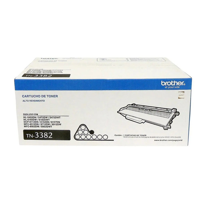 Cartucho TN-3382 | Toner Preto Original 8.000 páginas