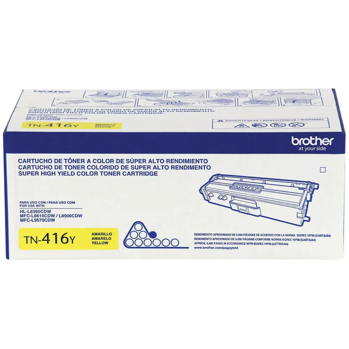 Cartucho TN416Y | Toner Amarelo Original 6.500 páginas