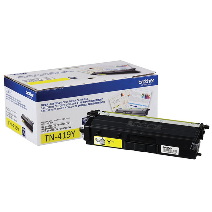 Toner Brother TN-419Y Original Amarelo para Laser | DistribuidorDeToner