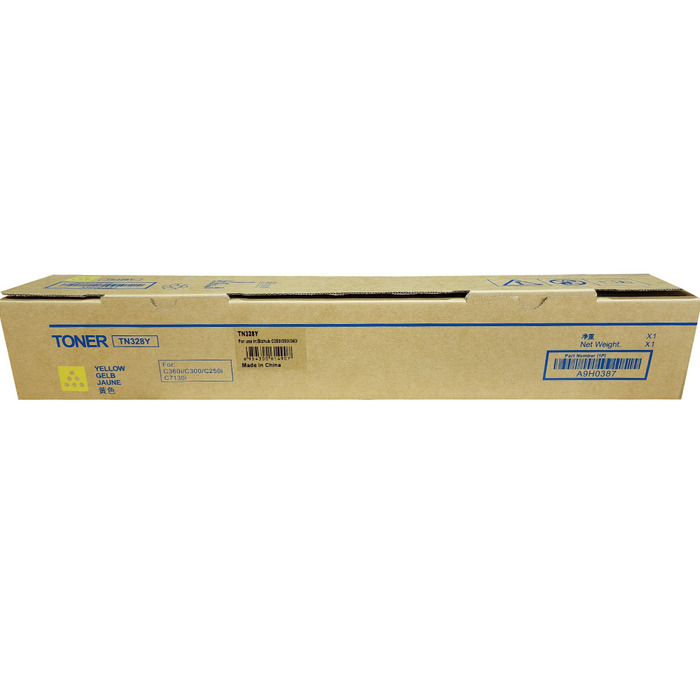 Toner TN328Y Original AAV8230 Konica Minolta p/ C250i C300i