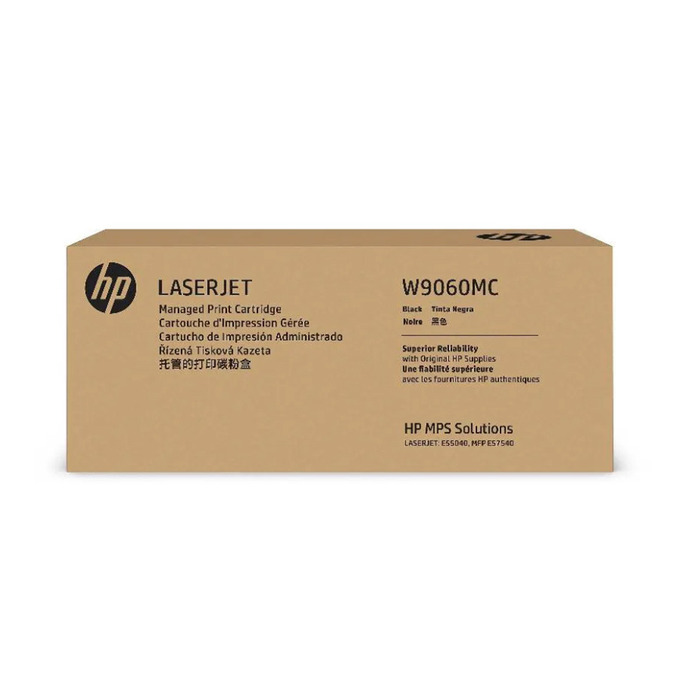 Toner HP W9060MC Preto Original p/ E55040dw | DistribuidorDeToner