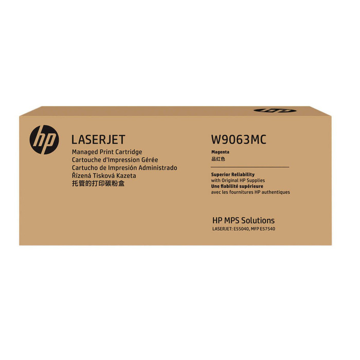 Toner W9063MC Original p/ HP Flow E57540c | DistribuidorDeToner