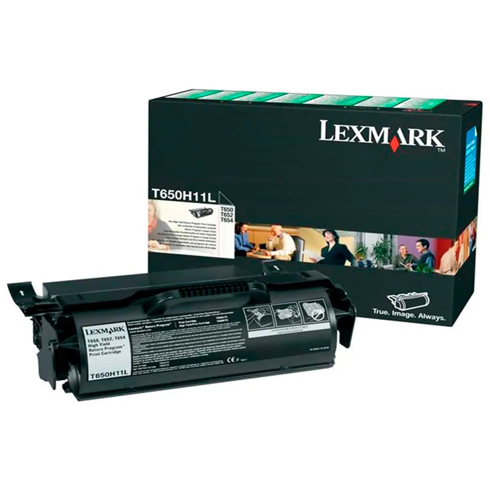 Cartucho T650H11L | Toner Preto Original Lexmark 25.000 páginas